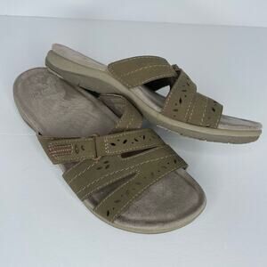 Earth Origins Womens 10 Savoy Sandra Sport Eco-Friendly Slide Sandal Memory Foam